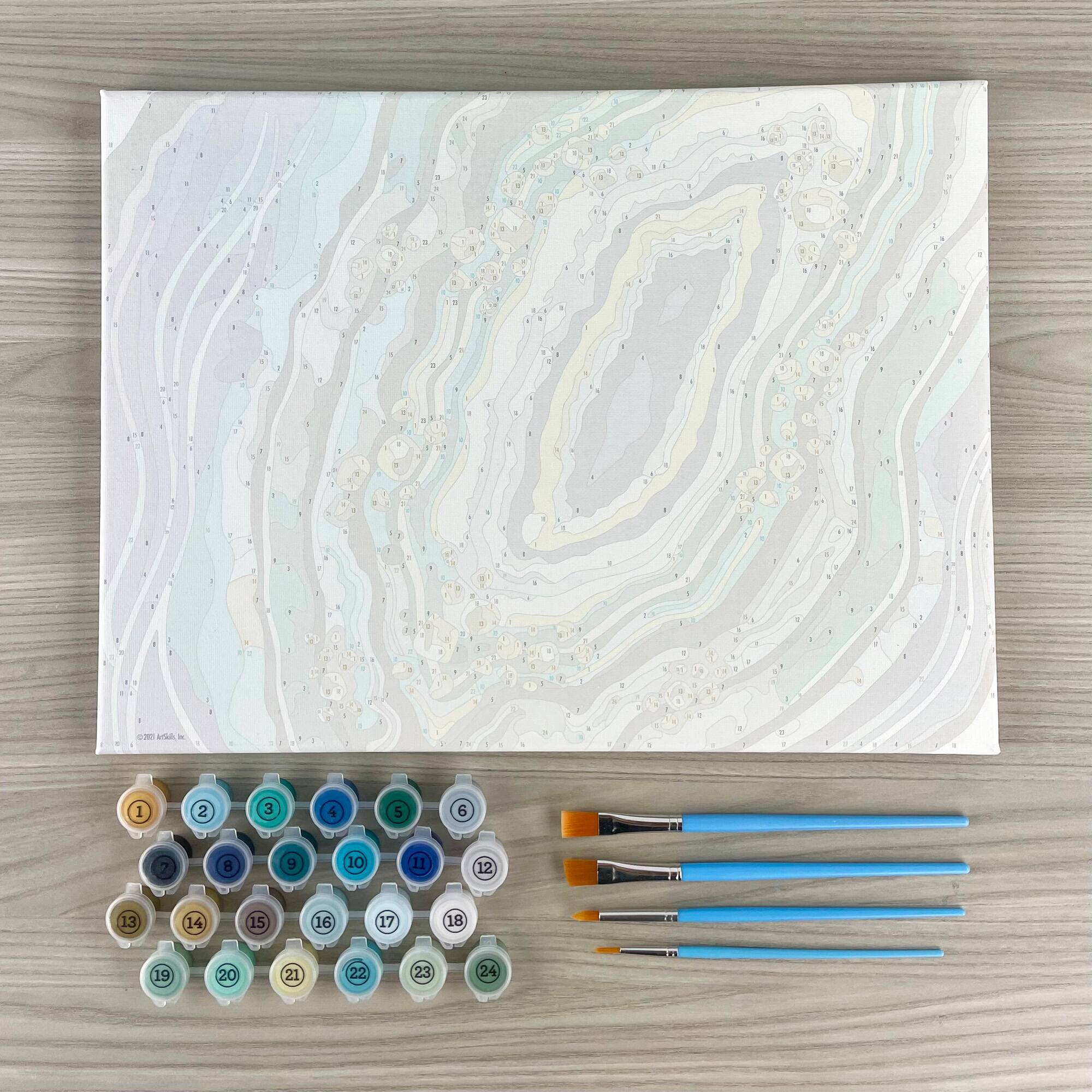 ArtSkills® Premium Geode Paint-by-Number Kit